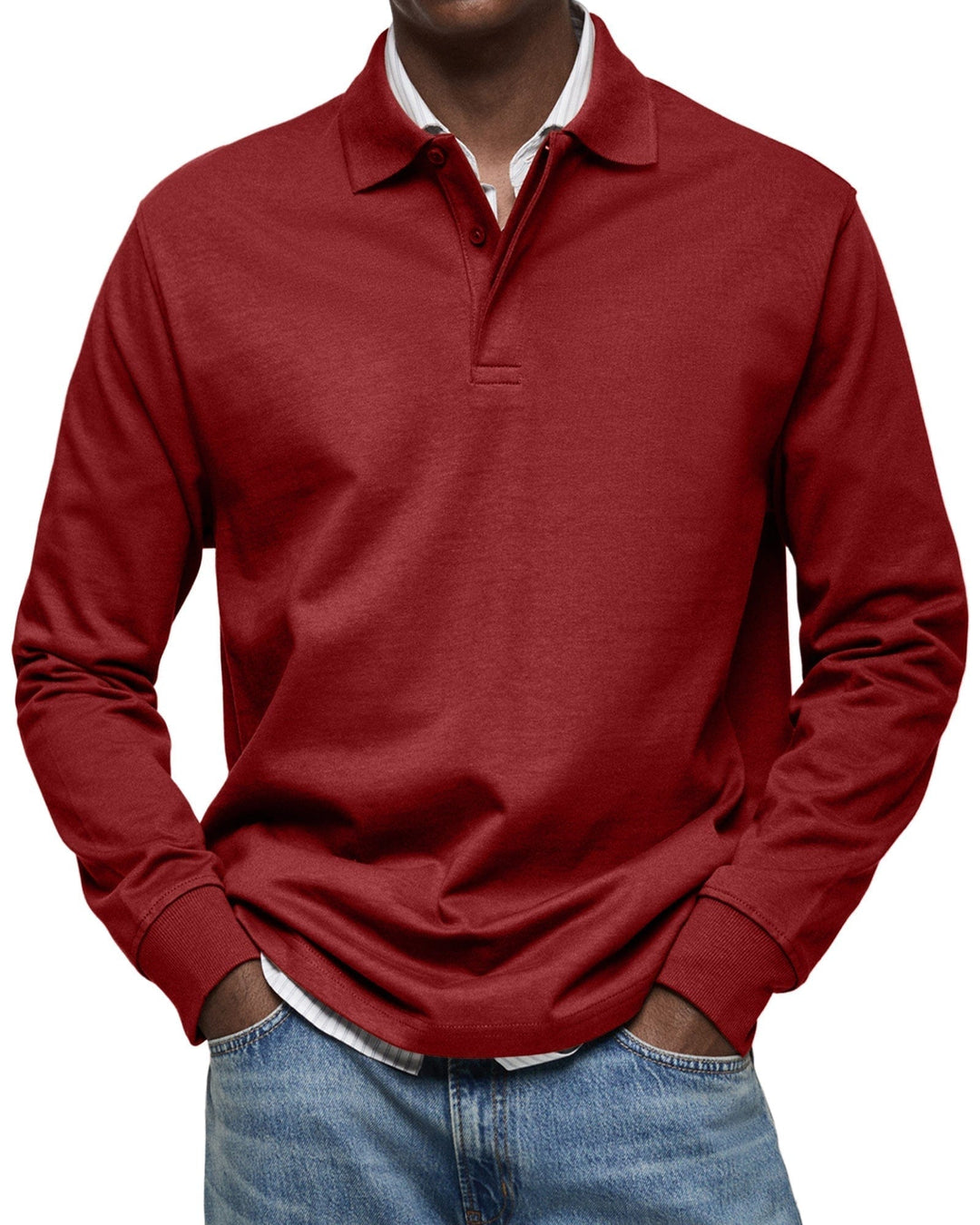 Beeckhoven™ | Casual Poloshirt met Lange Mouwen