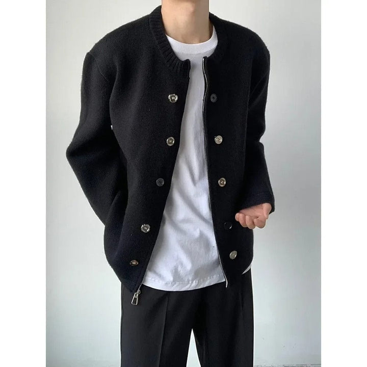 Calder Minimal Button Cardigan