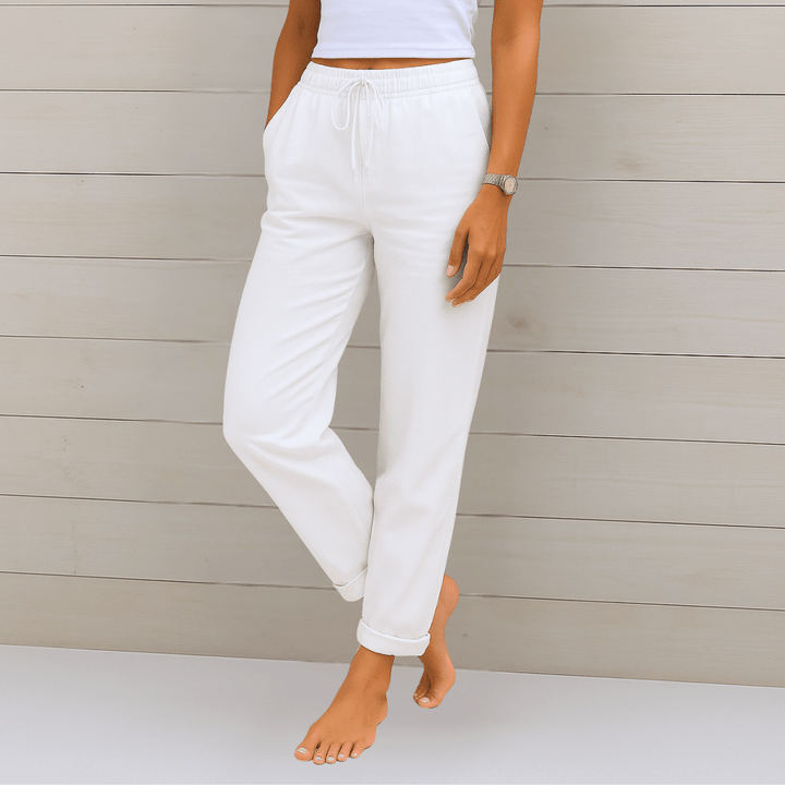 MAYLORA | Premium atmungsaktive Leinen Stretchhose