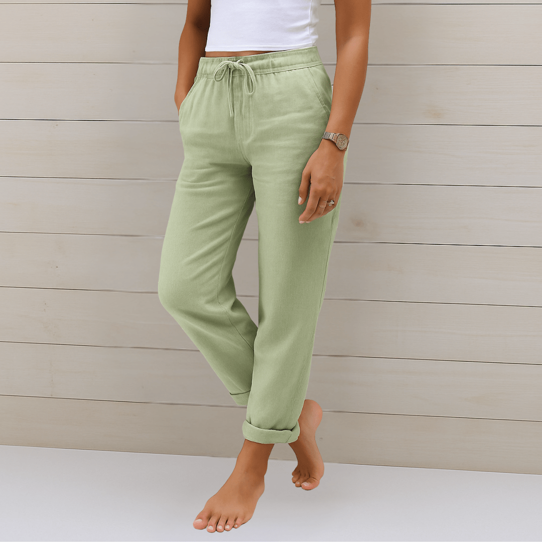 MAYLORA | Premium atmungsaktive Leinen Stretchhose