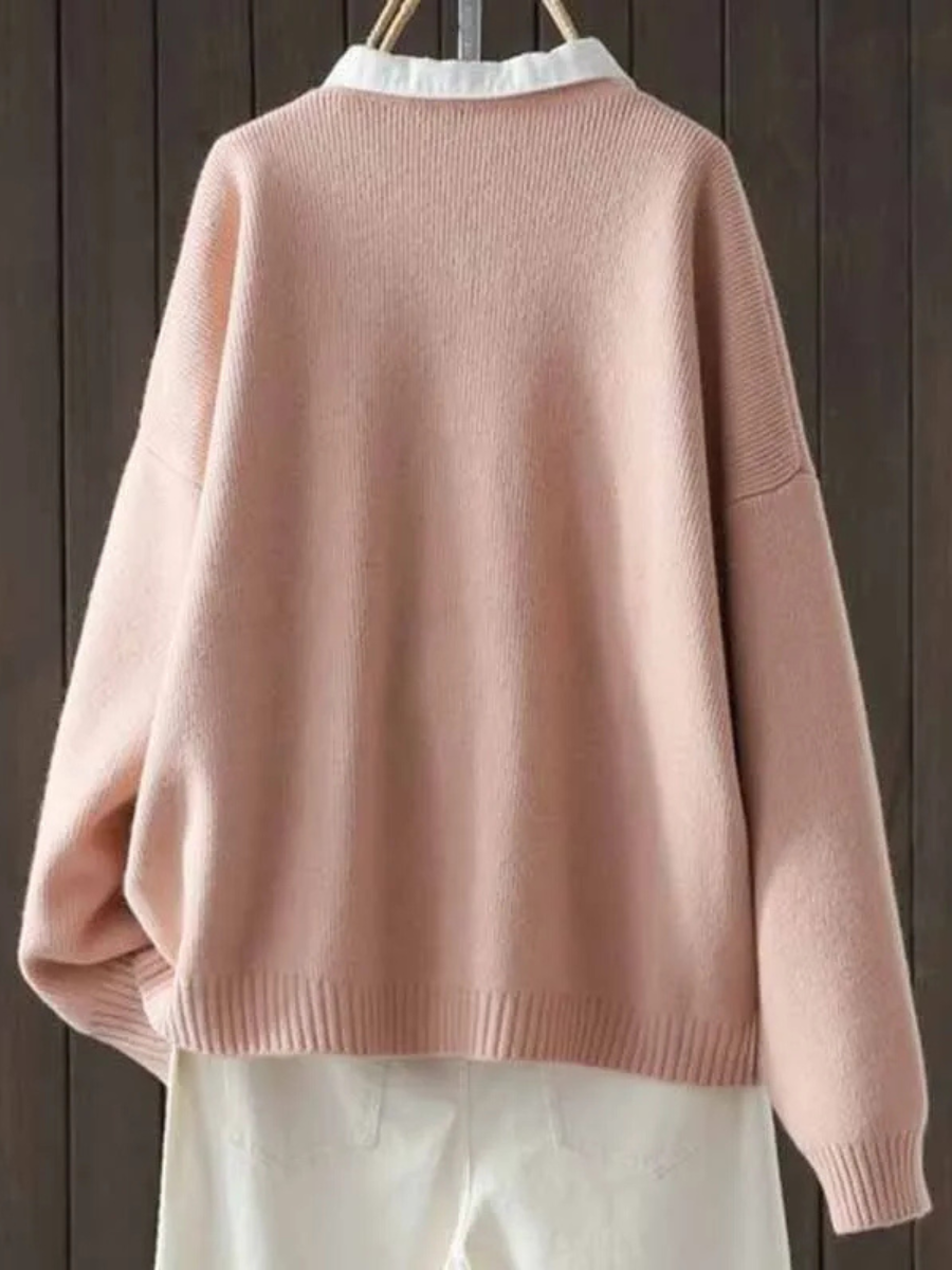 Violet Cascade Cardigan