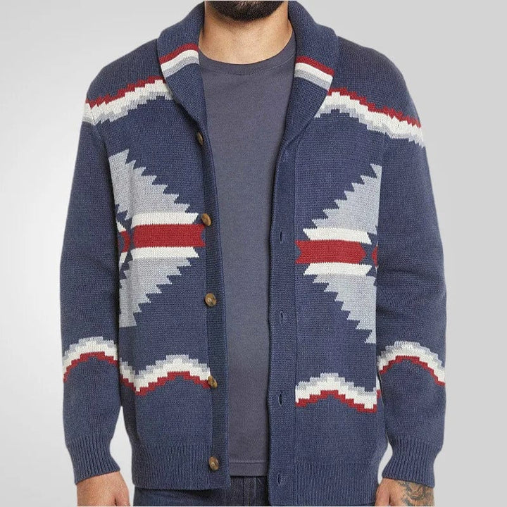 Voss Geometric Knit Sweater