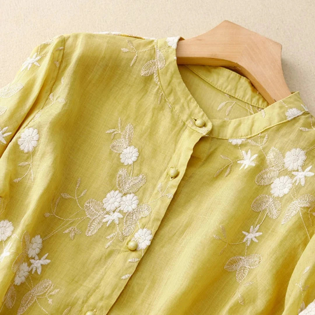 Laurienne™ | Blouse brodée