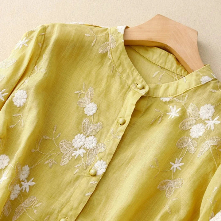 Laurienne™ | Blouse brodée