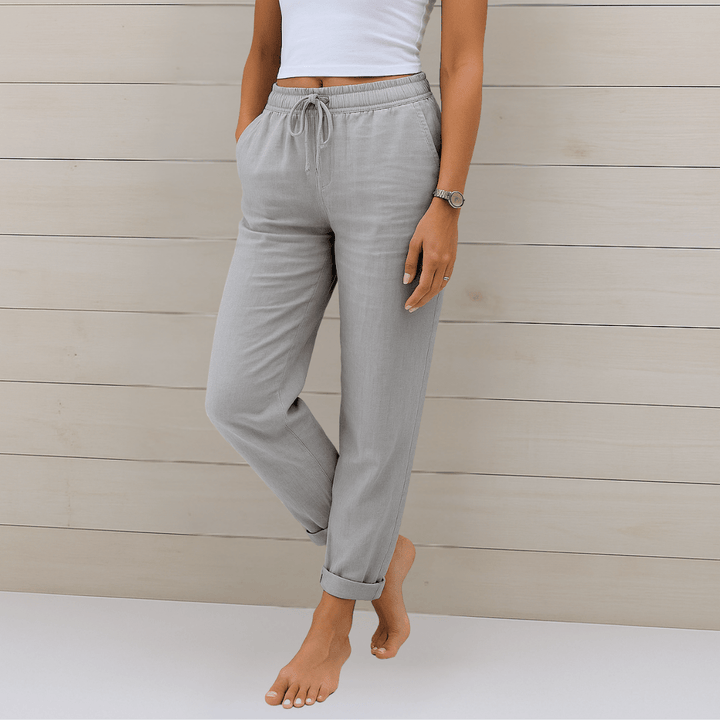 MAYLORA | Premium atmungsaktive Leinen Stretchhose