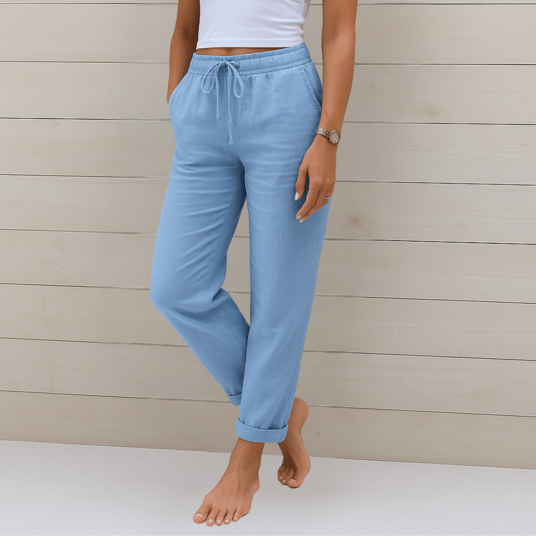 MAYLORA | Premium atmungsaktive Leinen Stretchhose