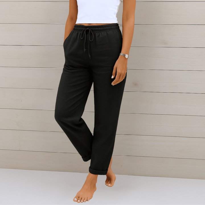 MAYLORA | Premium atmungsaktive Leinen Stretchhose