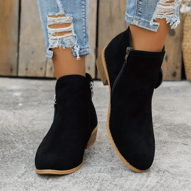 LuxePour™ - Bottes à talons bas
