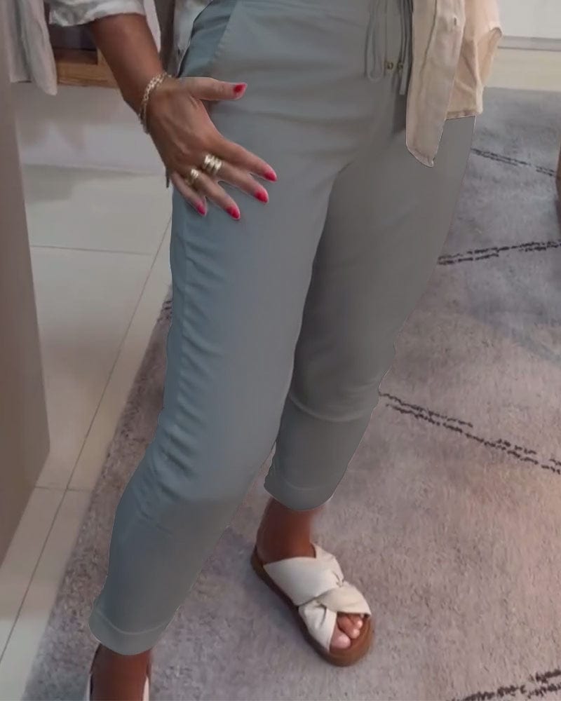 Pennbyxor Avslappnade Med Dragsko