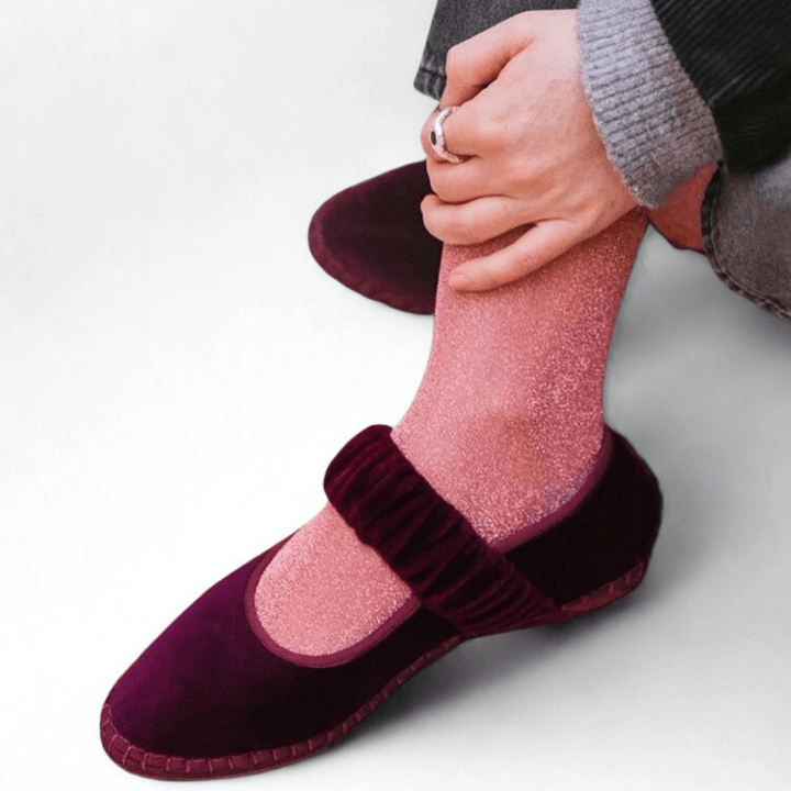 Vionna Velvet T-Straps