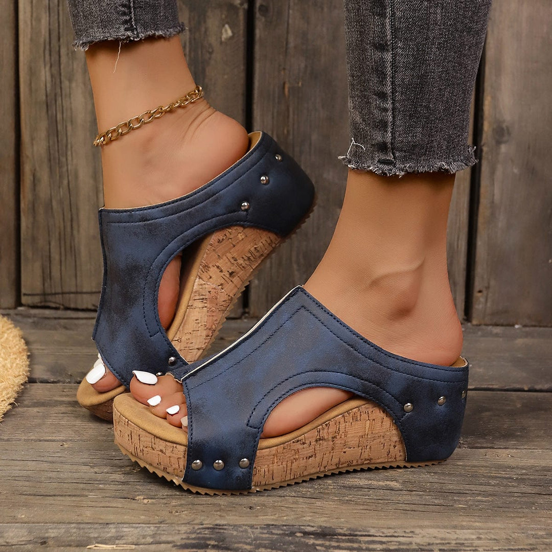 Fiora Cork Wedges