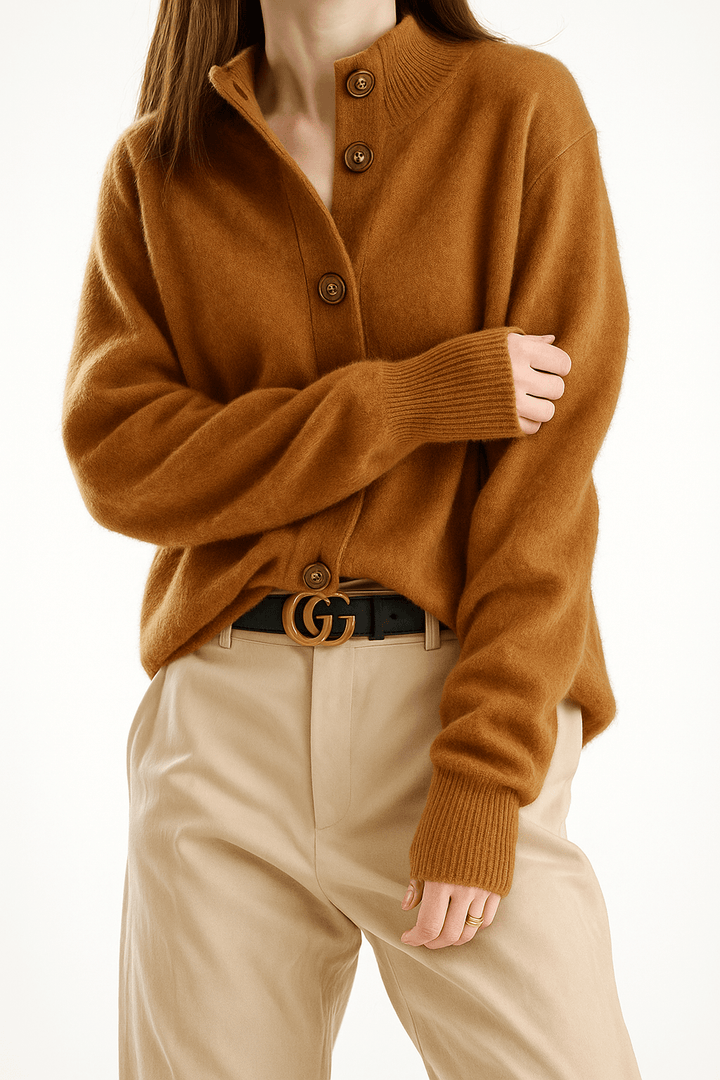 Aurora Cashmere Button Cardigan