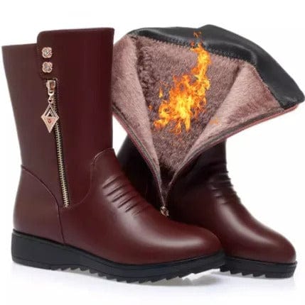 Vionna Zip-Up Booties