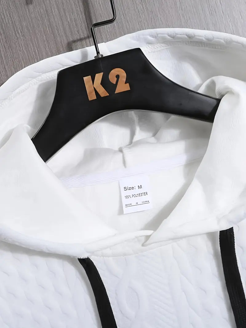 Pruitt - Long Sleeve Knitted Hoodie