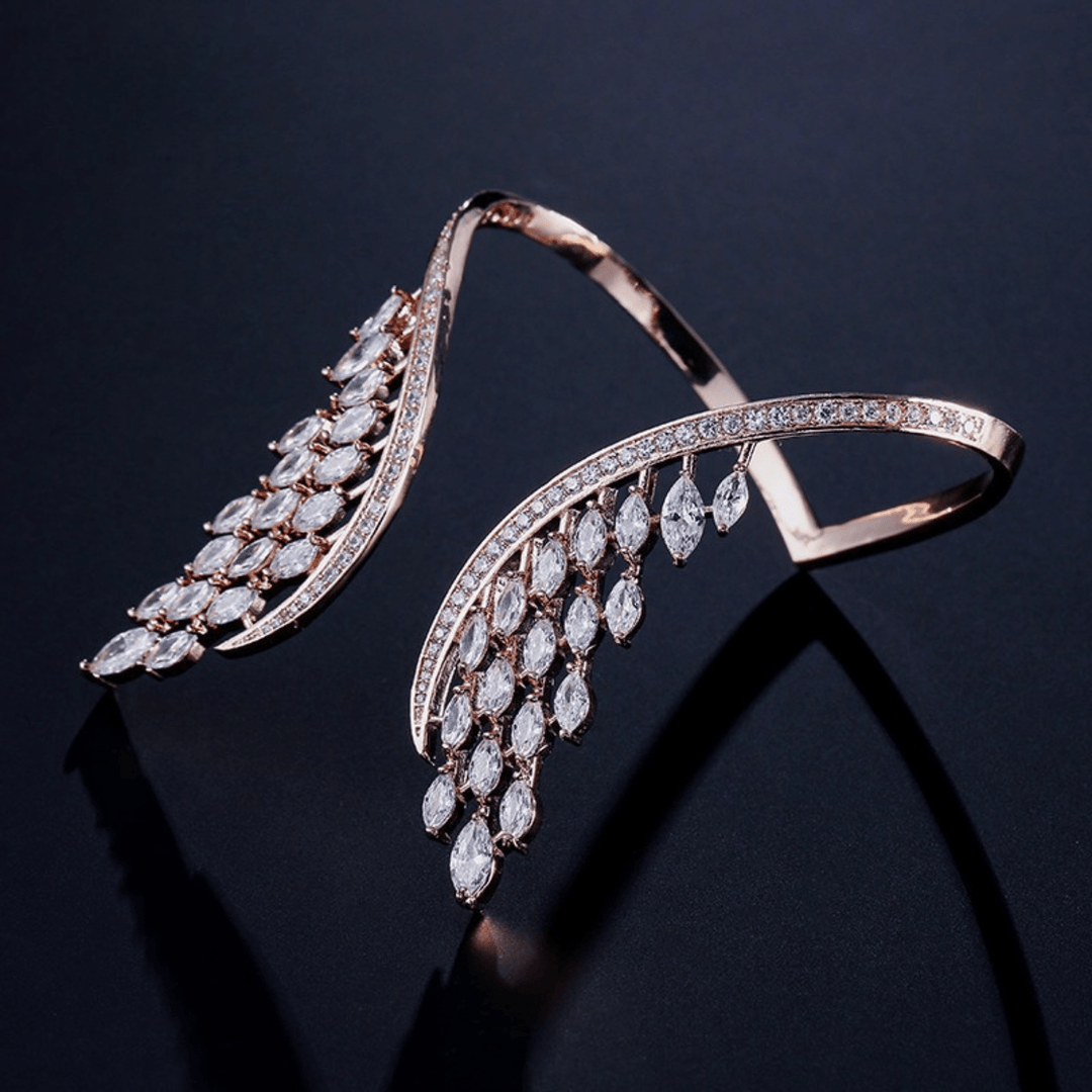 Celeste Angel Wings Bracelet / Ring Set