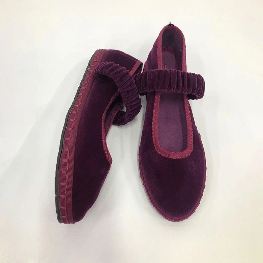 Vionna Velvet T-Straps