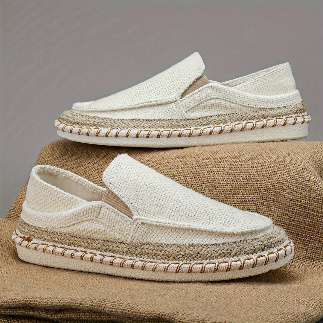 Coastal Weave Slip-On Shoes
