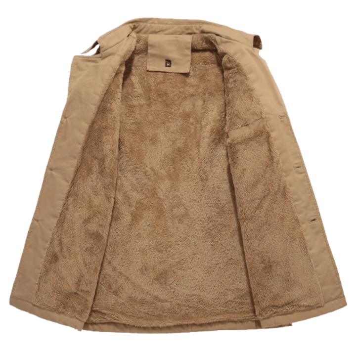 Elegant Padded Trench Coat