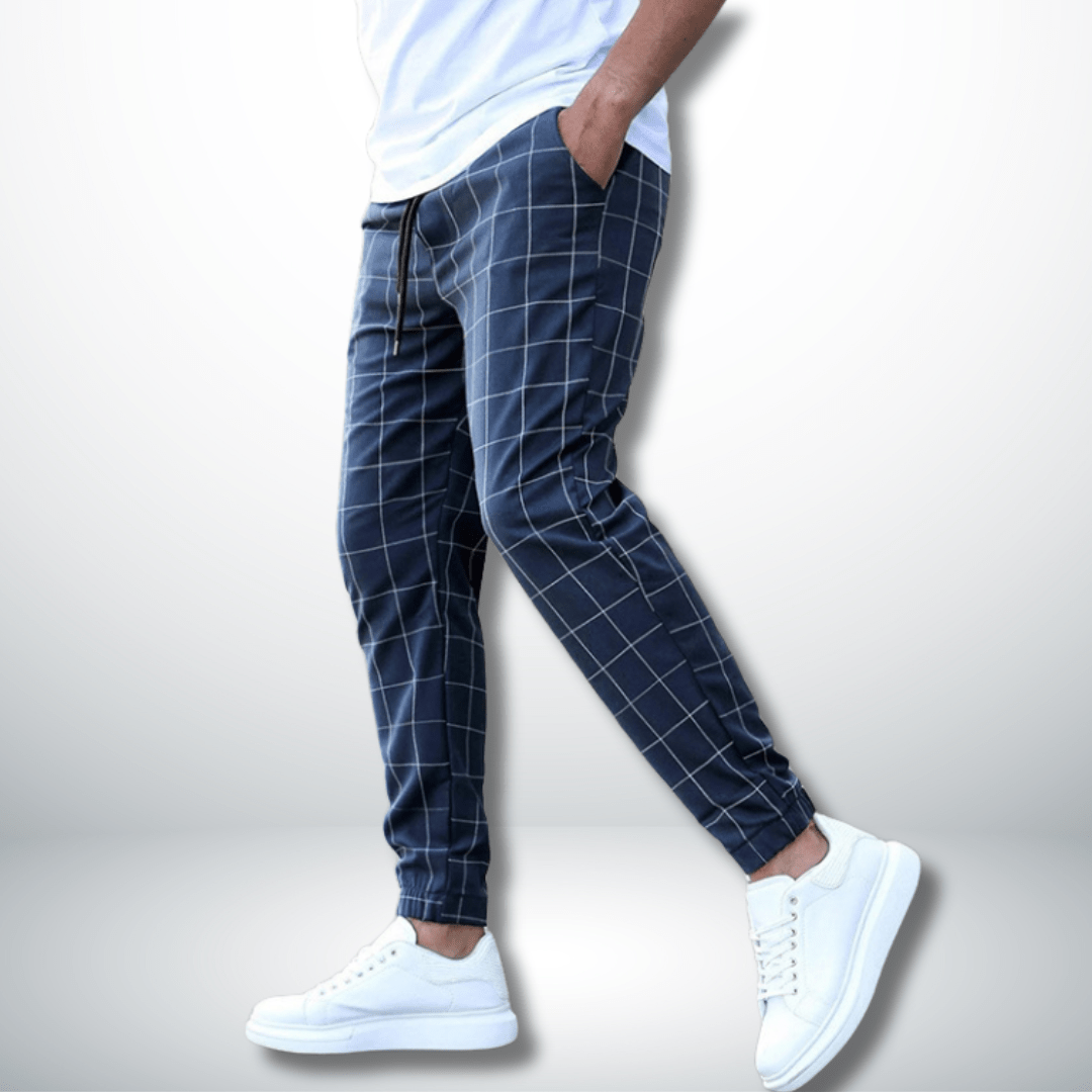 Leland™ | Pantalone comodo con design a quadri