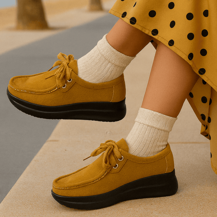 Maelle Suede-Look Lace Loafer