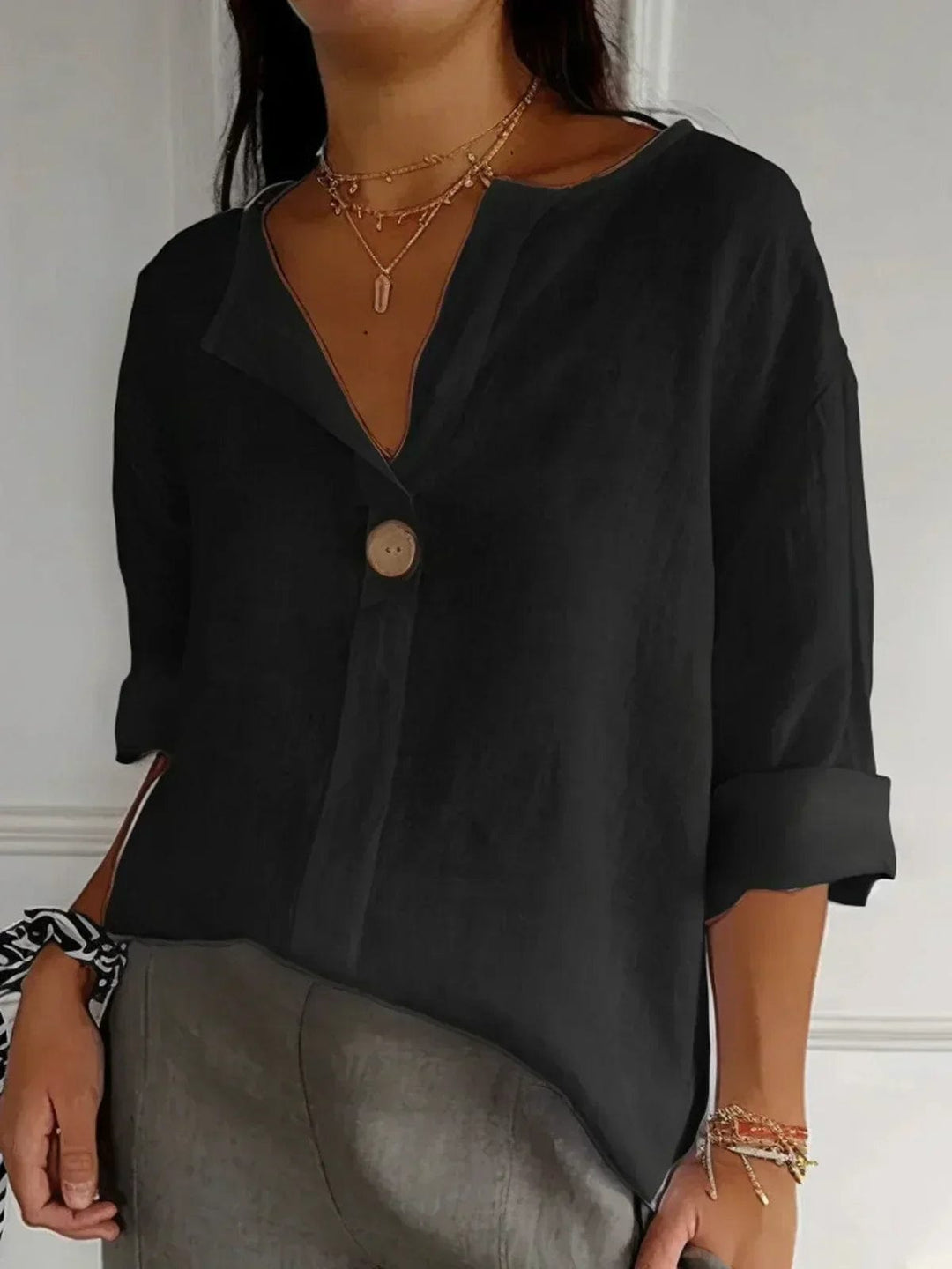 Yara - Ontspannen Chic Blouse