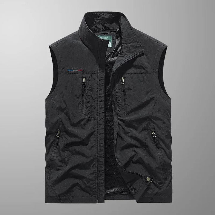 Casper – Gilet cargo traspirante con tasche multiple