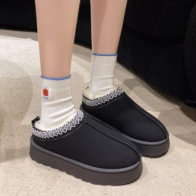 Serene Modern Faux Fur Boots