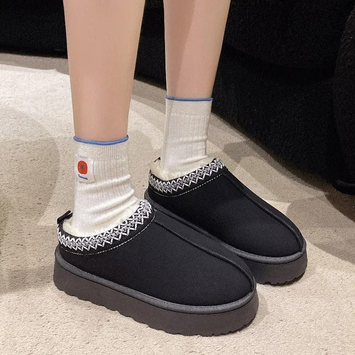 Serene Modern Faux Fur Boots