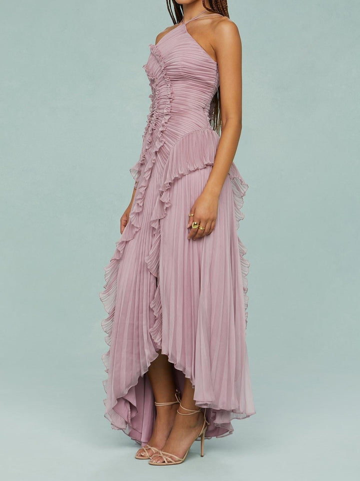AURA-Ocean Whirlpool Maxi Dress