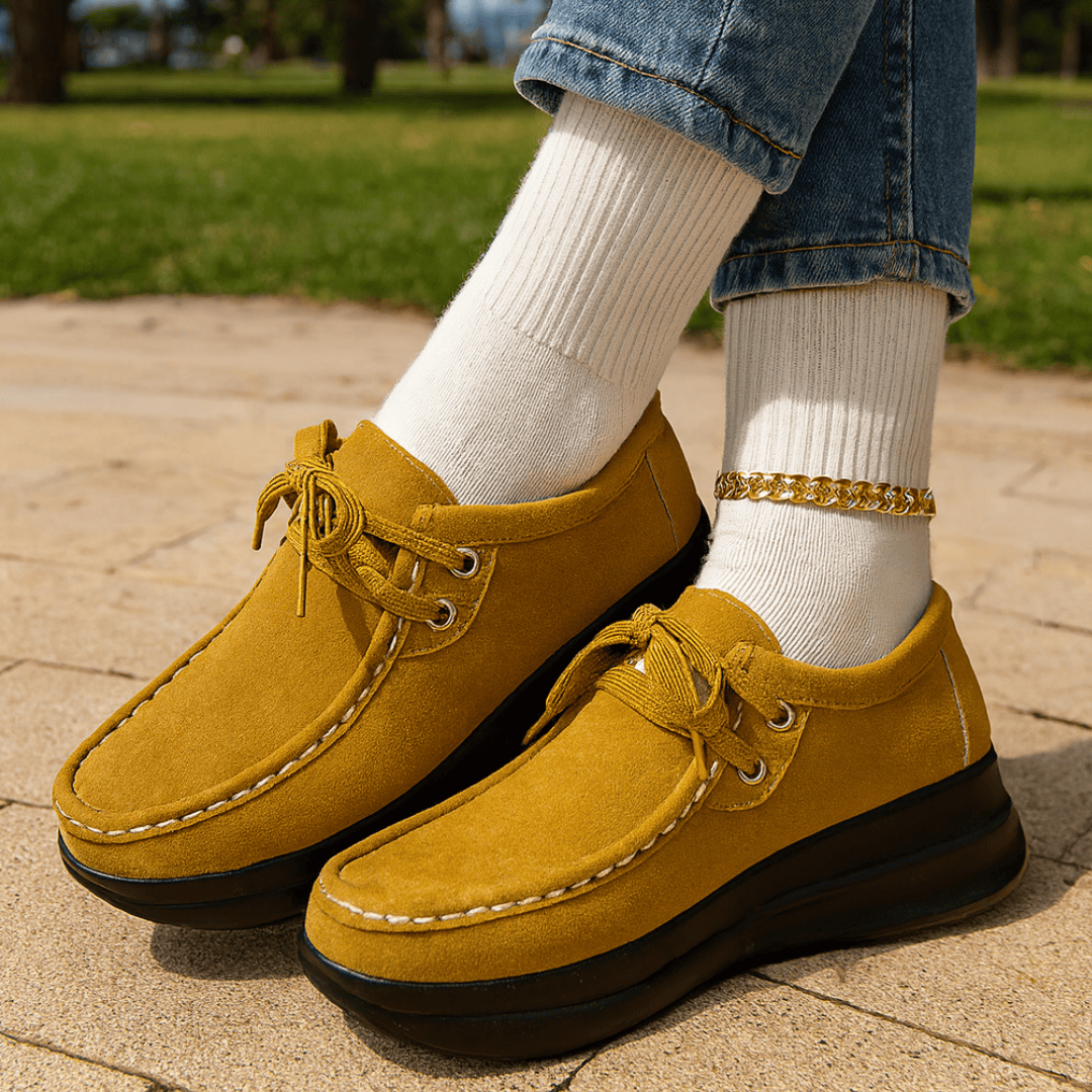 Maelle Suede-Look Lace Loafer