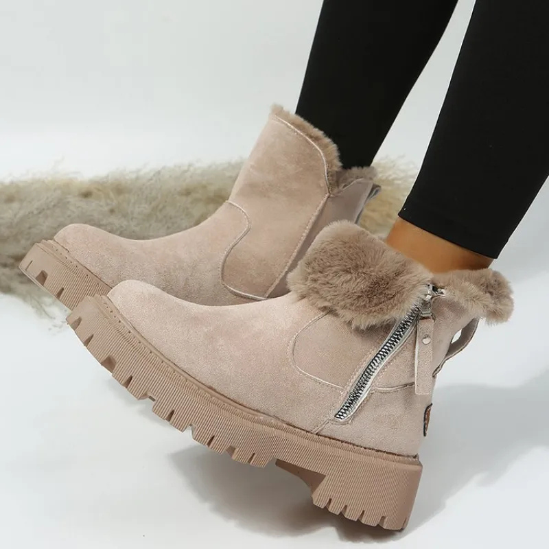 Maia Suede-Look Lug Boot
