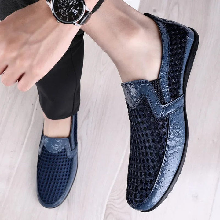 Marco Modern Mesh Loafers with Comfort Insole