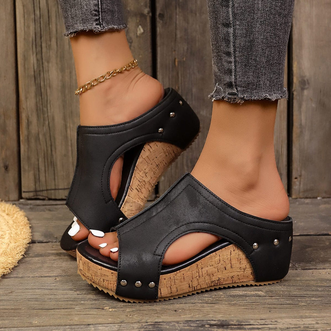 Fiora Cork Wedges