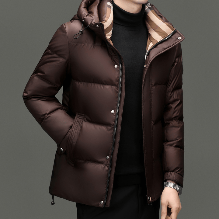 Frank Hardy Thick Hooded Down Jacket