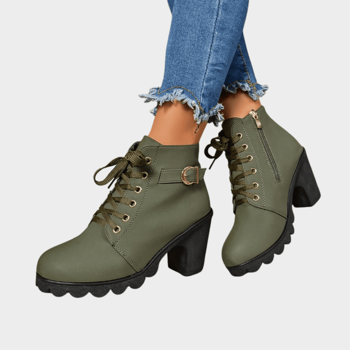 Kenna | Block Heel Ankle Boots