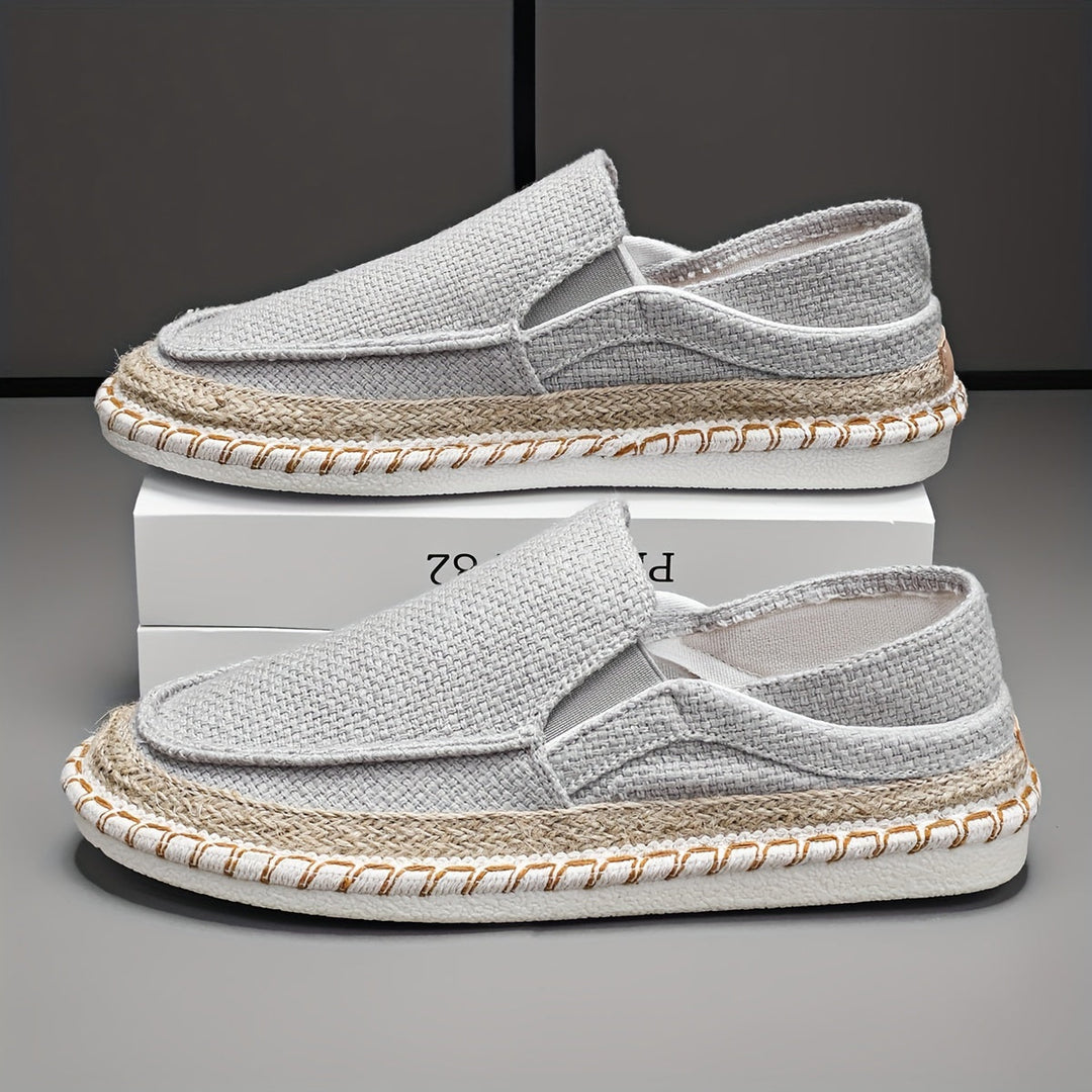 Coastal Weave Slip-On Shoes