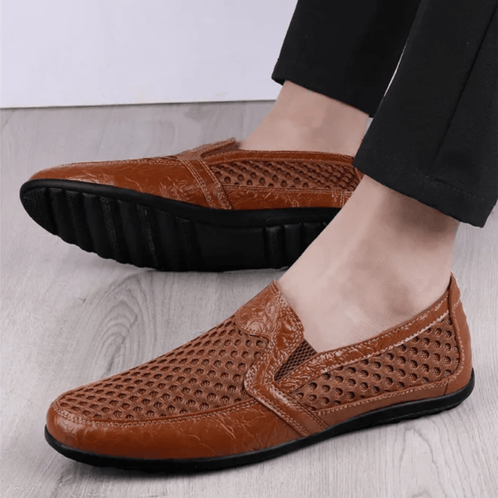 Marco Modern Mesh Loafers with Comfort Insole