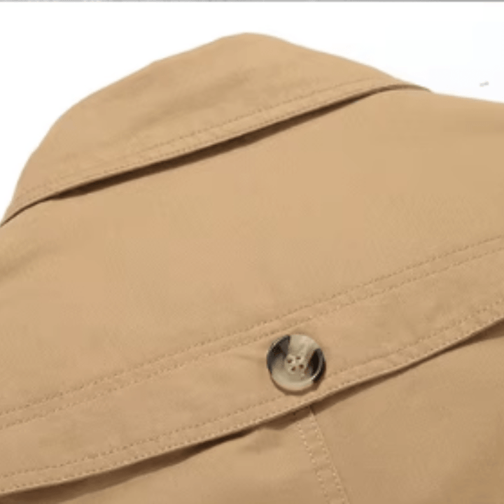 Elegant Padded Trench Coat