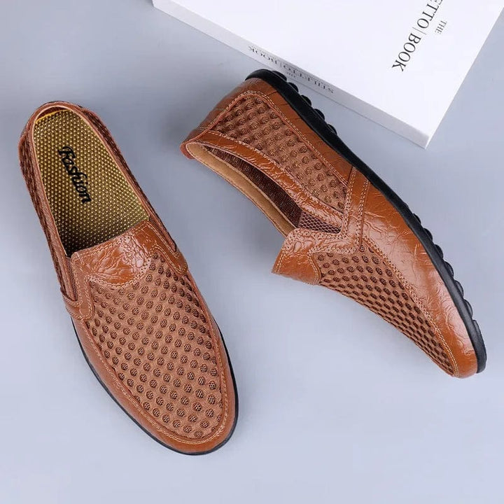 Marco Modern Mesh Loafers with Comfort Insole