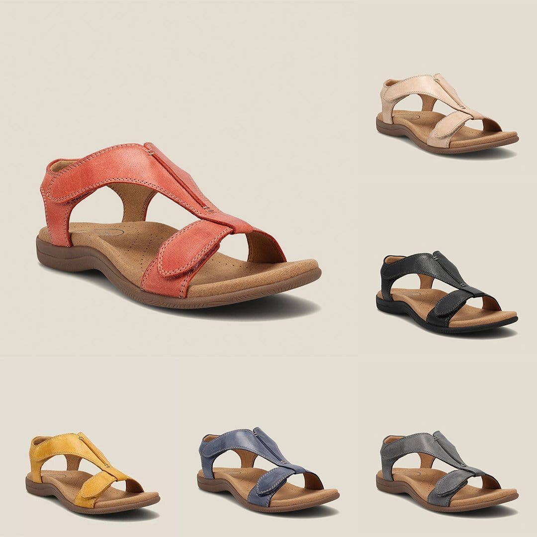 Rinah | Sandales en cuir orthopédiques