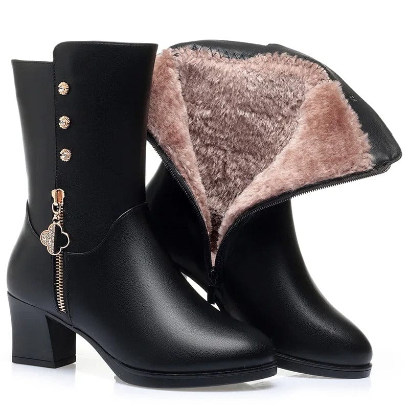 Vionna Zip-Up Booties