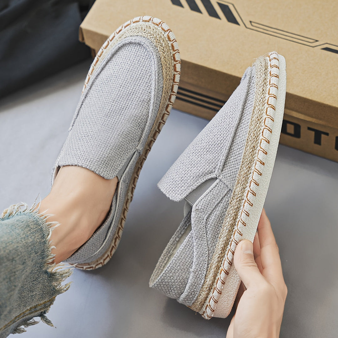 Coastal Weave Slip-On Shoes