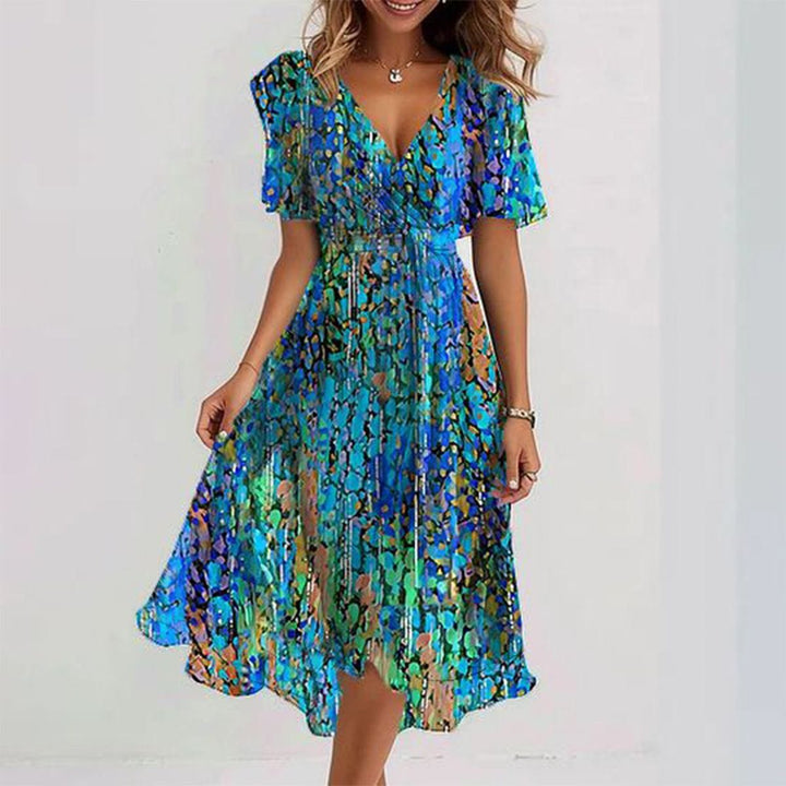 Sapphire Breezy Midi Dress