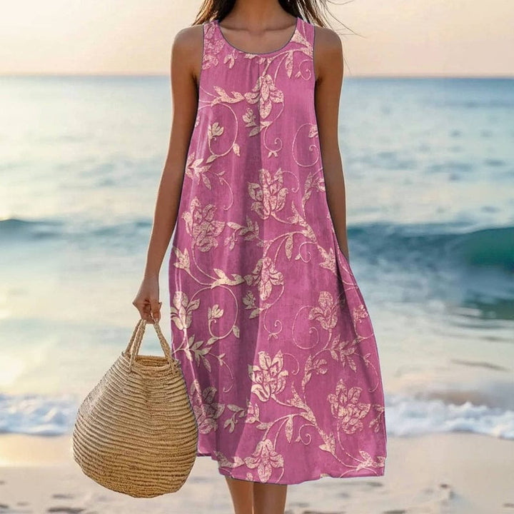 Robe Vintage À Imprimé Floral