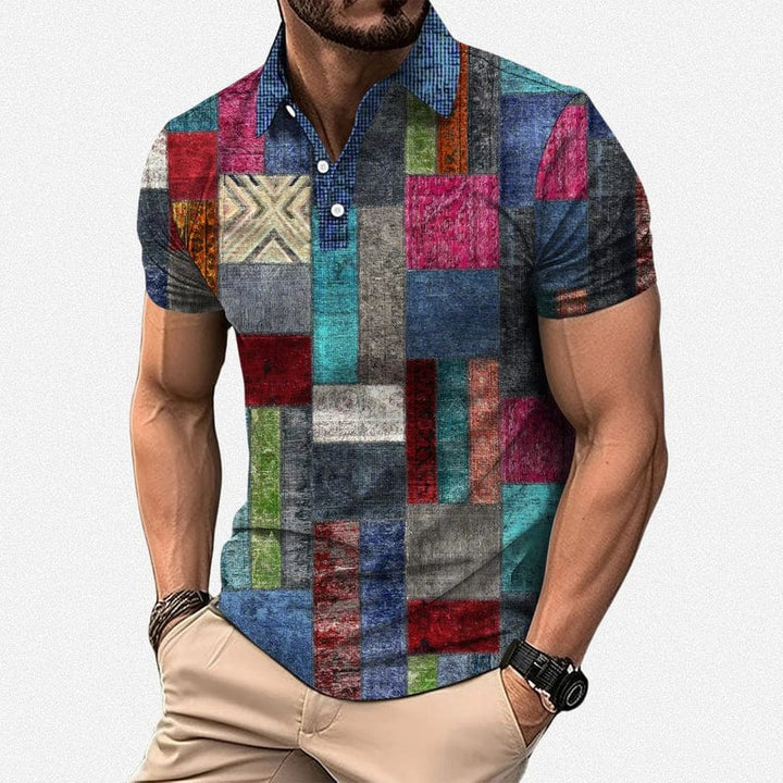 Gasan - Polo de Manga Corta Multicolor