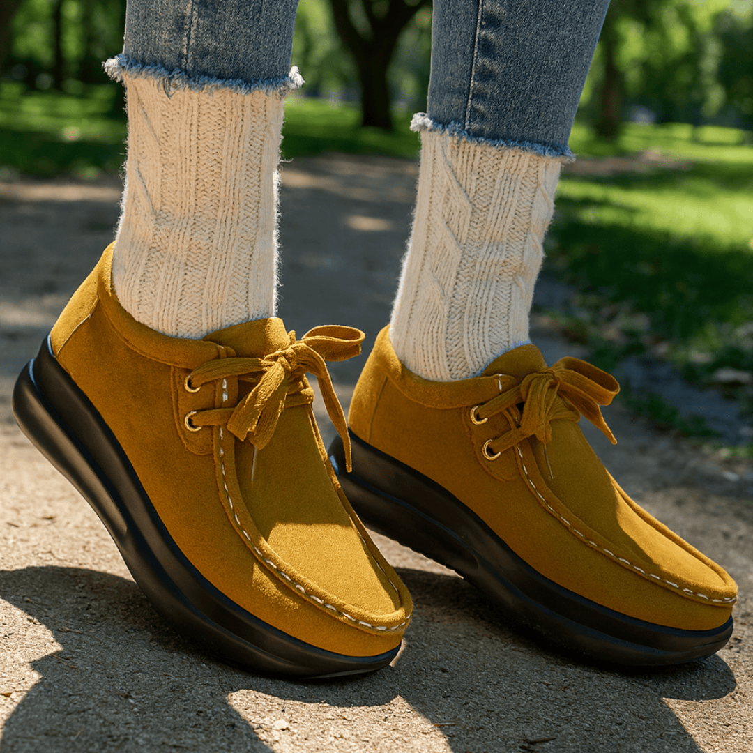 Maelle Suede-Look Lace Loafer