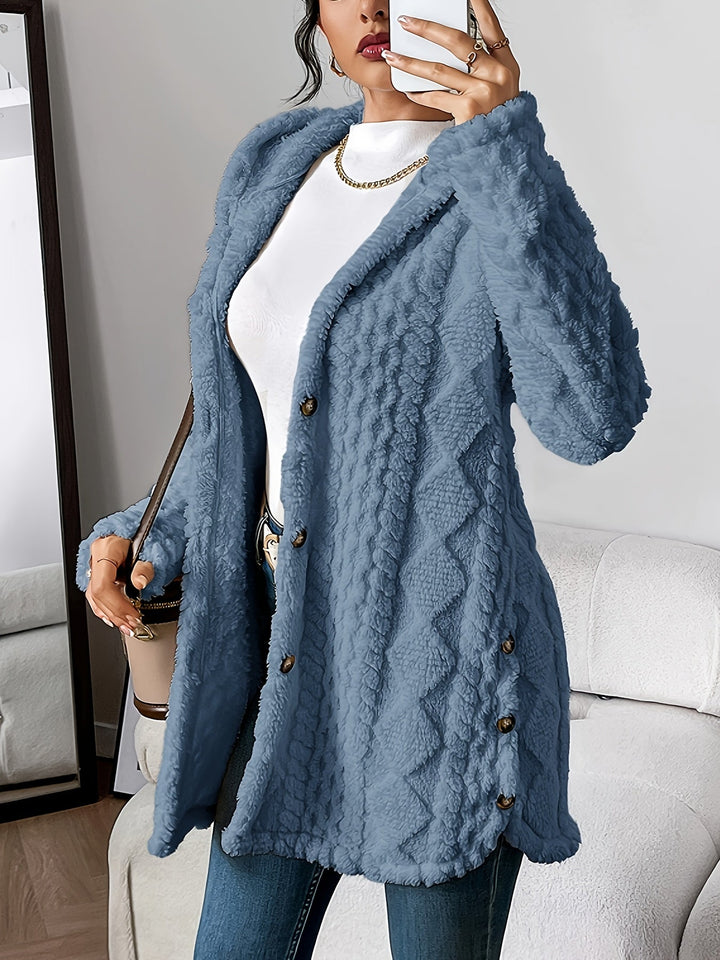 Chateau Elise™   | Plush Hooded Cardigan