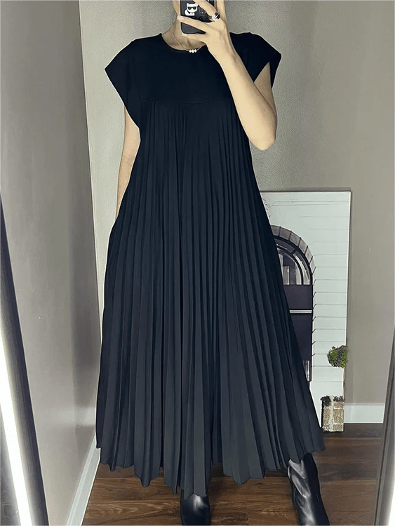 Sandra Pleated Elegant Dress
