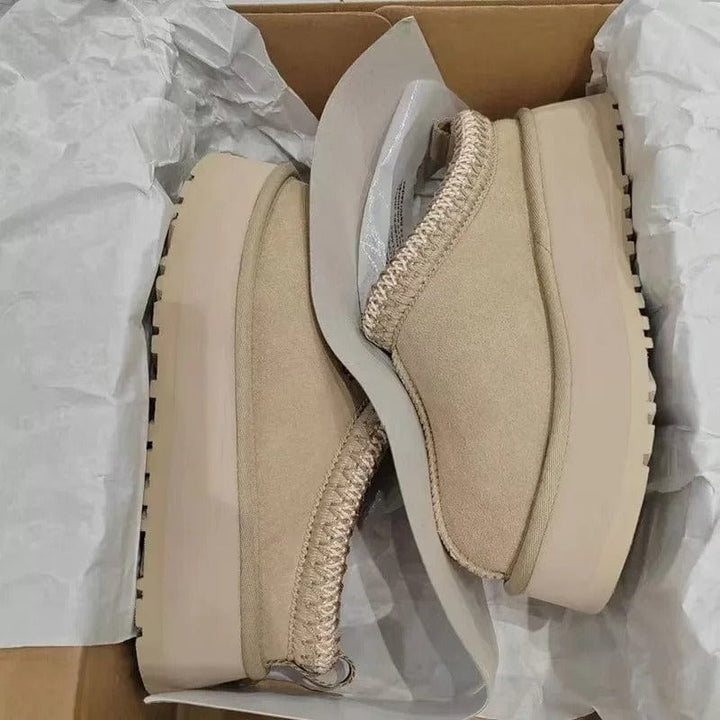 Serene Modern Faux Fur Boots