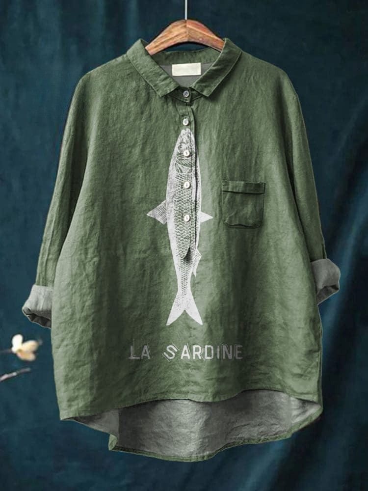 Lily | Sardine Graphic Shirt